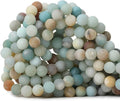 45PCS 8mm Natural Colorful Frosted Amazonite Gemstone Round Loose Beads Stone by CHEAVIAN