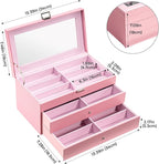 ProCase 3-layer Sunglasses Storage Organizer, 18 Slots Leather Sunglass Box - Image 6