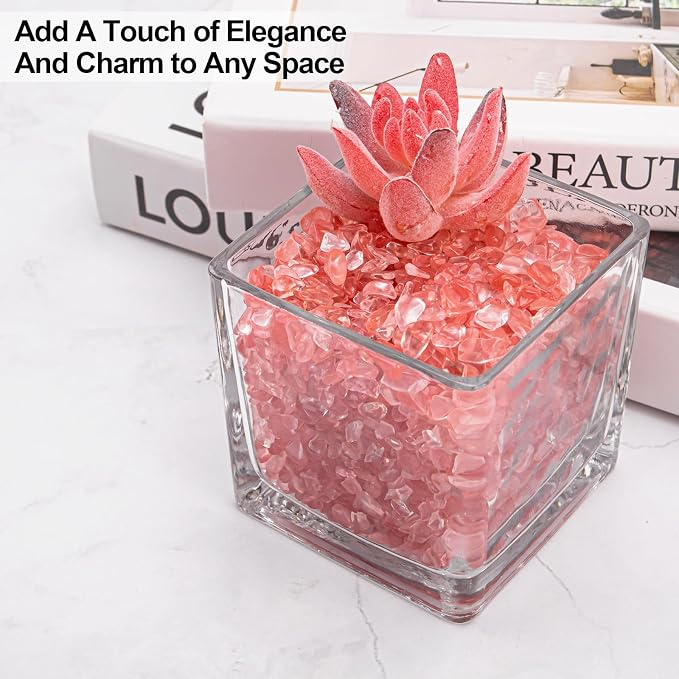 3 Lb Watermelon Tourmaline Quartz Crystal Chips Bulk, 5-7mm Natural Tumbled - Image 4