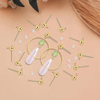 60Pcs Hypoallergenic Ball Studs - Image 3