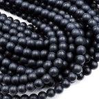 Zenkeeper 108 Pcs Matte Black Onyx Beads by Zenkeeper