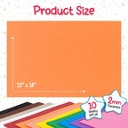 Hygloss Products Sheets for Crafts Colorful Foam for DIY Arts & Craft, 10 Piece - Image 3