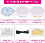 shynek 1857 Pcs Jewelry Making Supplies Kit - Image 6