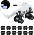 Hands Free Head Magnifying Glasses, Magnifier by NZQXJXZ