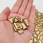 200g Ceramic Mosaic Tiles for Crafts, Irregular Stained Ceramic 0.2"x0.8" - Image 3