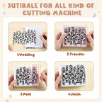 Tintnut Leopard Permanent Vinyl Roll 12in x 5ft Cheetah Adhesive Vinyl | Black - Image 3