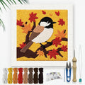 DOODLREAM Chickadee in Autumn Needle Kit by Doodlream