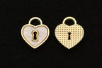 Pack of 20 Shell Charms Gold Plated Pendants Color Retention Pendants - Image 2