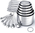 TILUCK Stainless Steel Measuring Cups & Spoons Set, Cups and Spoons, Kitchen by TILUCKBringsGoodLuck