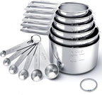 TILUCK Stainless Steel Measuring Cups & Spoons Set, Cups and Spoons, Kitchen by TILUCKBringsGoodLuck