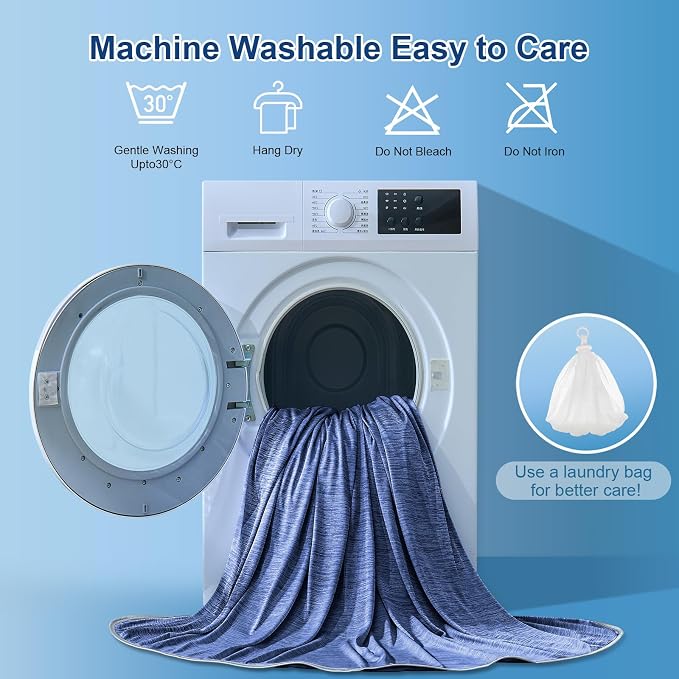 KMUSET Cooling Blanket King Size, Double Sided Summer Cooling Blankets - Image 7
