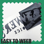 Iron on 12in X 10in 20pcs, HTV Heat Transfer Vinyl | HTV Easy to Cut & Weed - Image 5