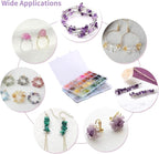 QUEFE Jewelry Making Supplies Kit 1800pcs 56 Colors Crystal Beads, Bracelet - Image 5