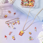 Enamel Food Charms Cute Assorted Food Pendants Sweet Dessert Charms - Image 4