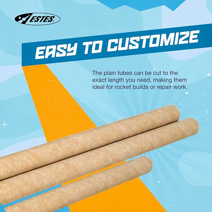 Estes 3086 Pack of 3 BT-50 Body Tubes, Flying-Model-Rocket Building Supplies - Image 5