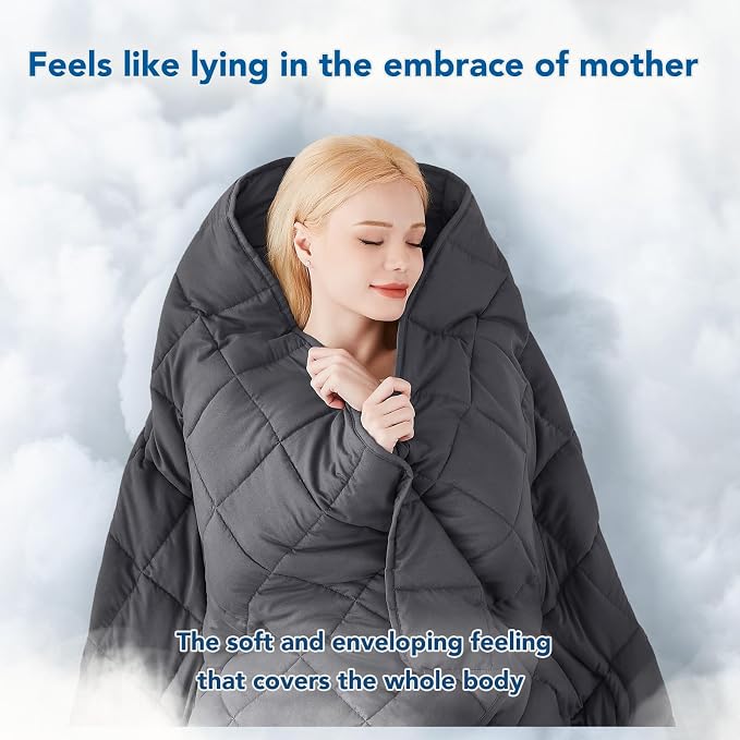 Topcee Weighted Blanket Cooling Throw Heavy Blanket - Image 3