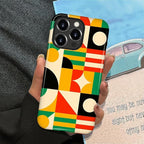 ZHEGAILIAN Case for iPhone 16 Pro Max, Geometric Colors Durable Shockproof - Image 5