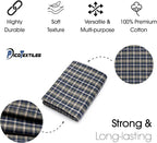 Pico Textiles 25 Yards Bolt Blue and Green Tartan Plaid Flannel Fabric - Image 5