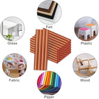Manarty Brick Red Hot Glue Stick, Adhesive EVA Glue Sticks Standard - Image 7