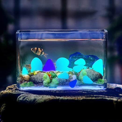 GLOCARNIVAL Glow Pebbles, Garden Lawn Yard, Fish Tank, Luminous Pebbles Powered - Image 6