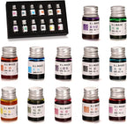 AOMAYLL Drawing Inks, Calligraphy Inks, 12 Colorful Dip Pen Ink Set by Unknown