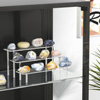 3 Tier Acrylic Display Risers, Large Perfume Organizer Stand | Clear Cupcake - Image 4