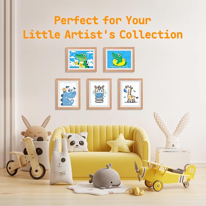 1 Pack Kids Artwork Frames Changeable 8.5 x 11 Inch Children Art Projects - Image 7