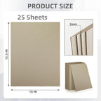 25 Sheets 12.5x10" Book Board 2 mm 80 PT - Image 2