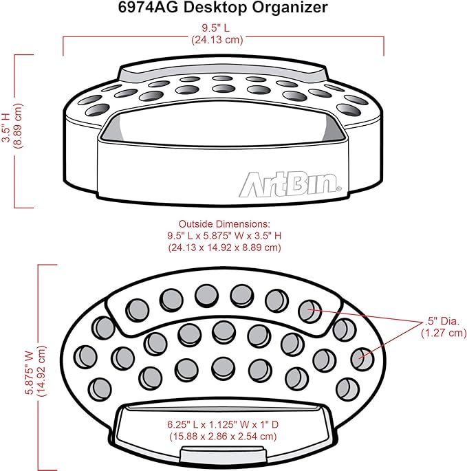 ArtBin 6974AG Desktop Accessory Storage - Image 5