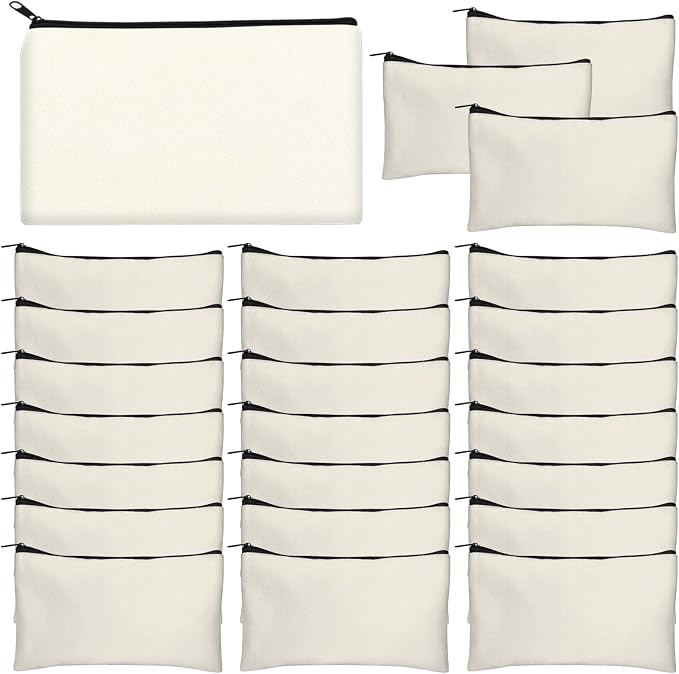 Legigo Blank Canvas Bag Zipper Pouch Makeup Bags Bulk - Image 8