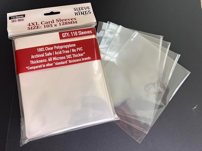 Sleeve Kings 4XL Card Sleeves 103 X 128 mm - Image 4