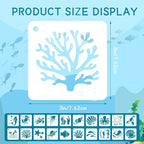 JULMELON Sea Life Stencils - Image 2