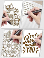 KEMYR 10 Micro Fine liner Drawing Art Pens Calligraphy Pens: 0.05mm-1.0mm Size - Image 5