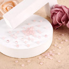 FASHEWELRY 100Pcs Natural Rose Quartz Cabochons Flat Back Gemstone Cabochons - Image 3