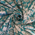 E-Tailor® Indian Ethnic 100% Cotton Voile Running Hand Block Print Natural by E-Tailor