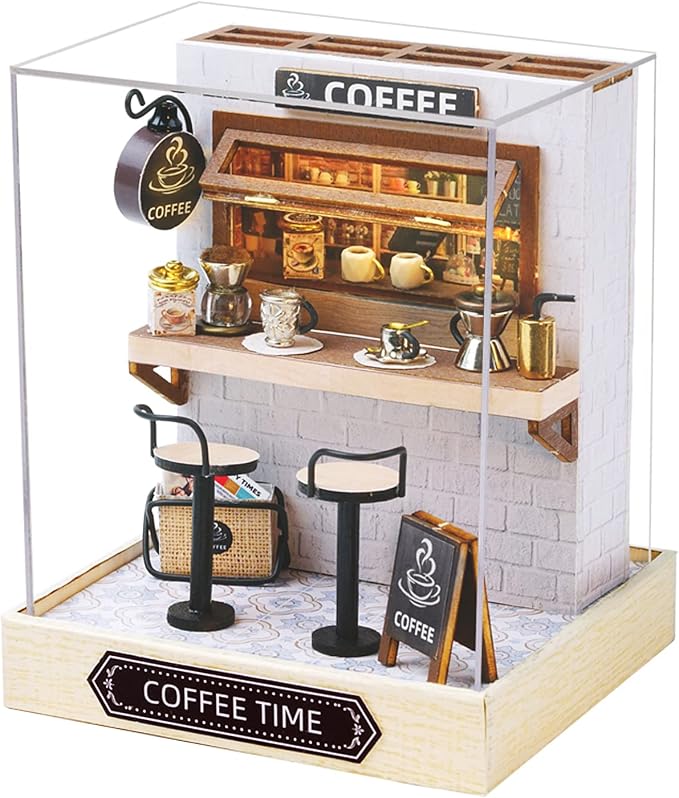 CUTEROOM DIY Doll House Miniature Furniture Wooden House Kit by CUTEROOM