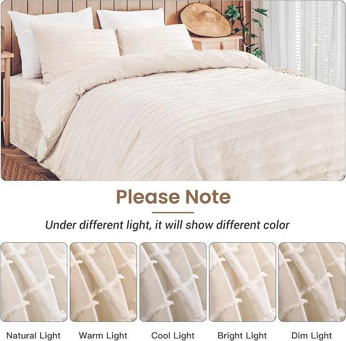 NEXHOME PRO Duvet Cover, Soft and Lightweight 100% Washed Microfiber Comforter - Image 8