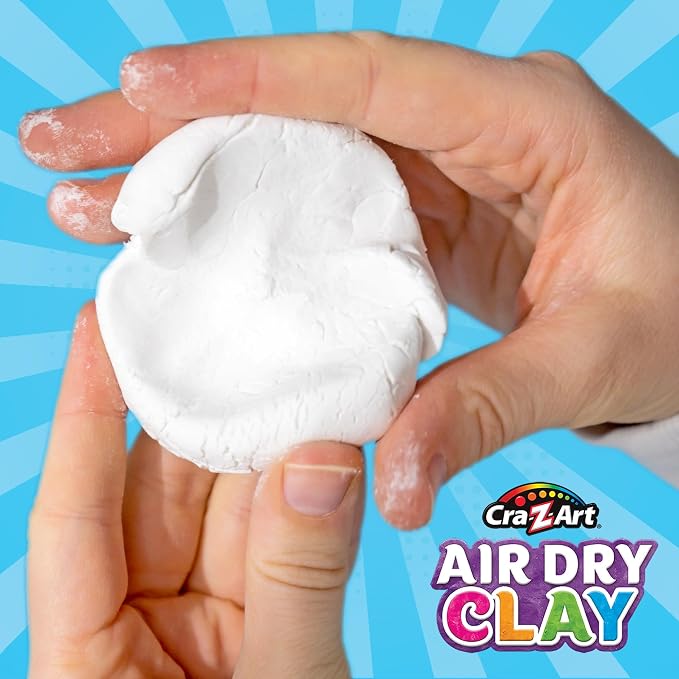 Cra-Z-Art Air Dry Clay - 5lb Bucket Natural White Modeling Clay - Image 3