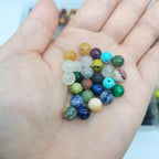 720pcs 6mm Natural Round Stone Beads Gemstone Beading Hole Size 1mm Crystal - Image 7