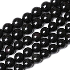 32PCS 12mm AAA Natural Black Obsidian Stone Beads Gemstone Round Loose Beads by NaturalStoneBeads