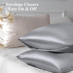 Satin Pillowcase for Hair 2pc, Similar to Silk Pillow Cases, Easier Care Than - Image 7