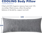 MIULEE Body Pillow for Adults Long Body Pillow for Side Sleeper Memory Foam - Image 8