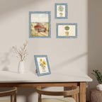 puthiac 5x7 Rustic Farmhouse Picture Frame, Denim Blue, 1 Pack | Distressed MDF - Image 6