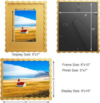 8X10 Wavy Picture Frame With Mat - Image 2