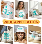 HTVRONT Turquoise Heat Transfer Vinyl - Image 4