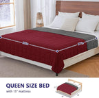 King Size Weighted Blanket for Adults Cooling Heavy Blanket for Sleeping - Image 2