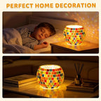 ONE TO FOUR Kids Craft Kit Mosaic Stained Glass Candle Holder - Image 5