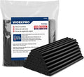 WORKPRO Black Hot Glue Sticks, 0.43" x 8", All-Temp | Strong EVA Adhesive by WORKPRO