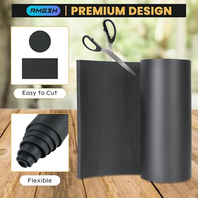 1/2" Thick × 13" Wide × 60" Long Closed-Cell Foam Neoprene Padding, - Image 4
