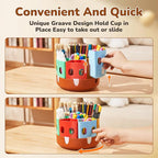 GAMENOTE Rotating Art Supply Storage Organizer, Lazy Susan Office School - Image 6